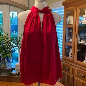 Banana Republic Halter Blouse with keyhole front, Size XL